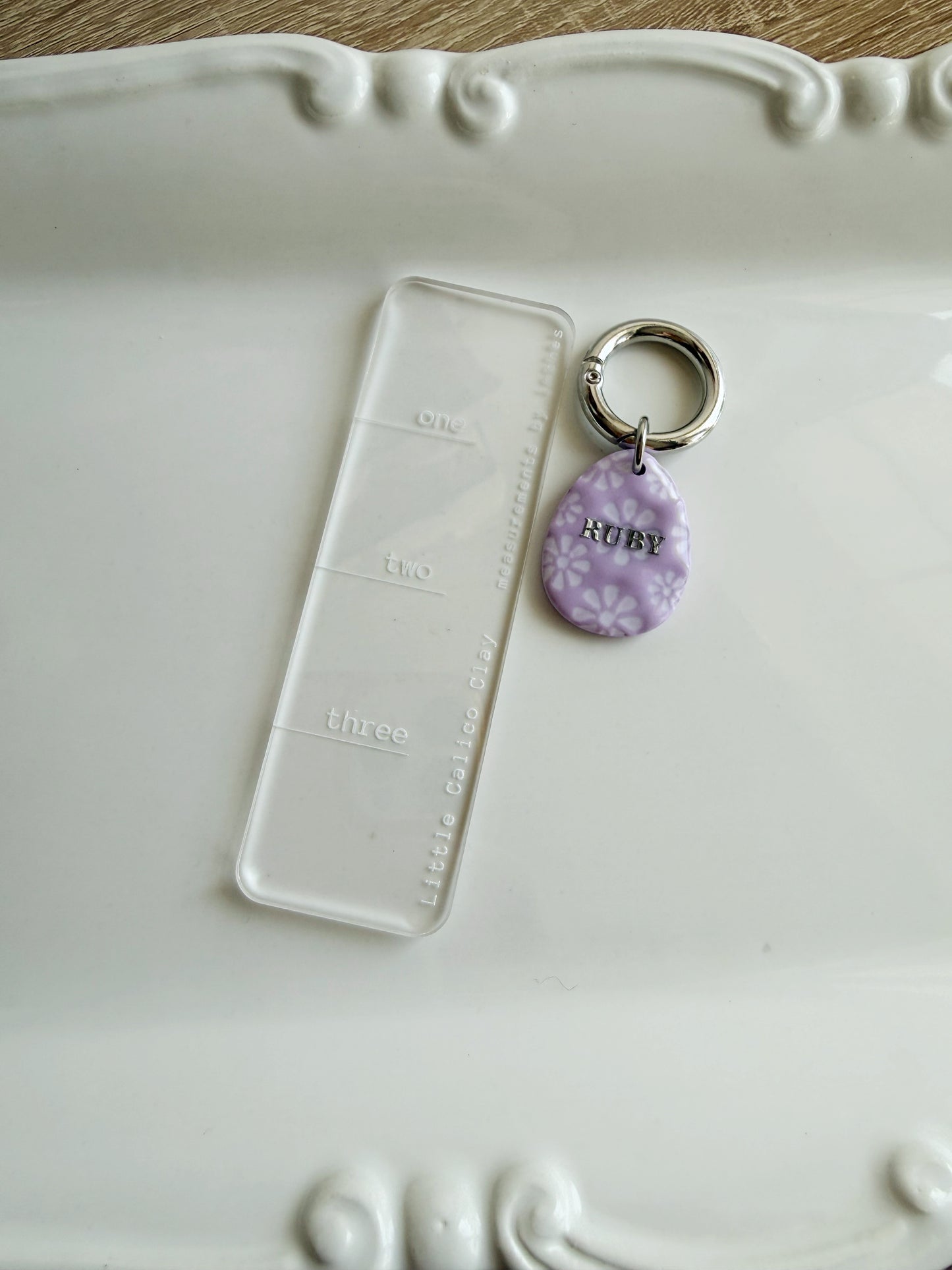 Floral Easter Egg Pet Tag