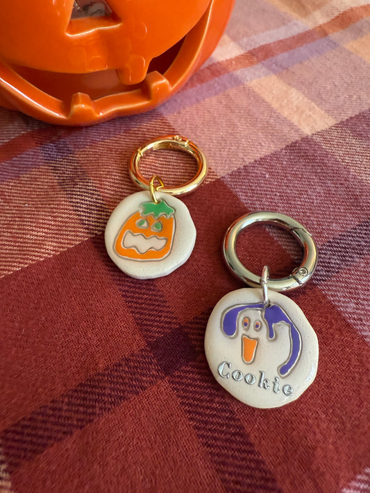 Spooky Cookie Pet Tag