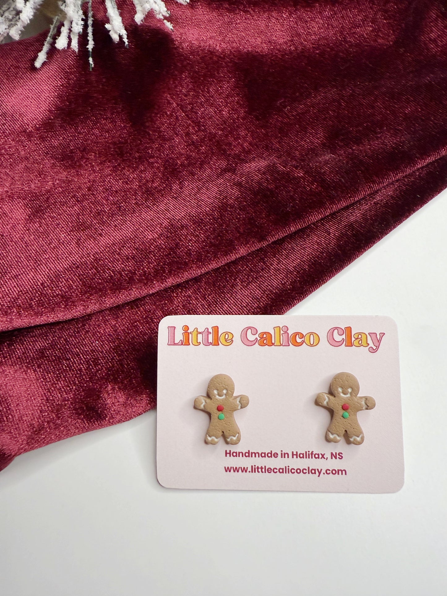 Gingerbread Man Studs