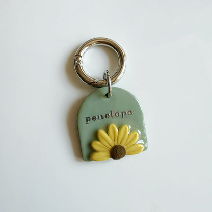 Sunflower Pet Tag