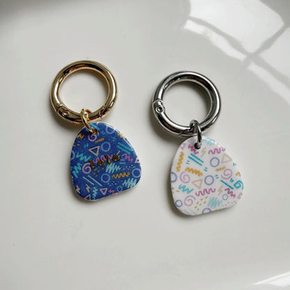 90s Print Pet Tag