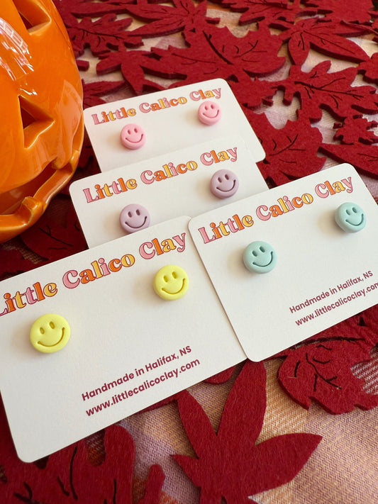 Happy Face Studs