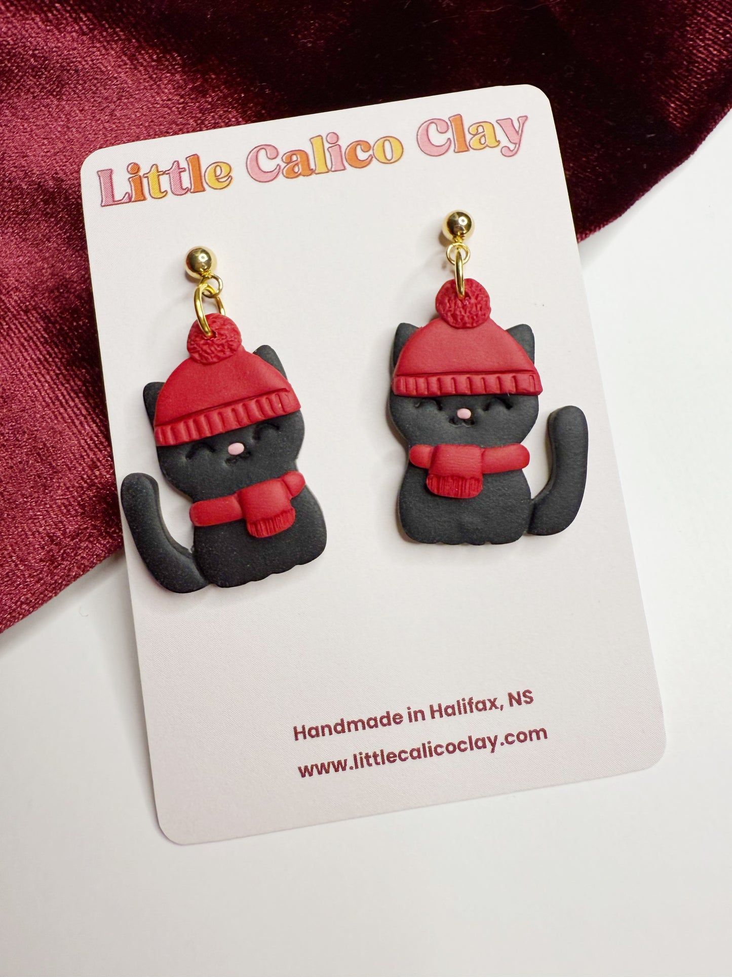 Winter Kitty Dangles