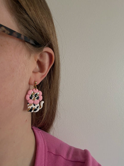 Flower Cat Dangles