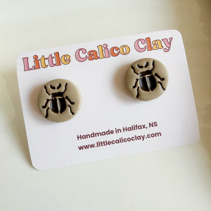 Stamped Bug Studs