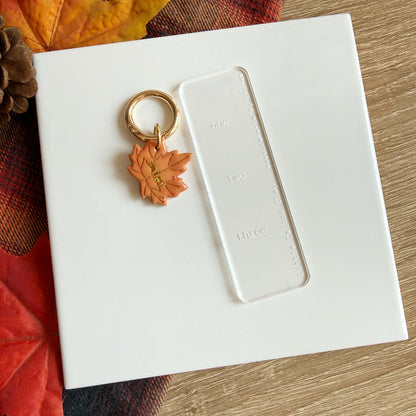 Maple Leaf Pet Tag