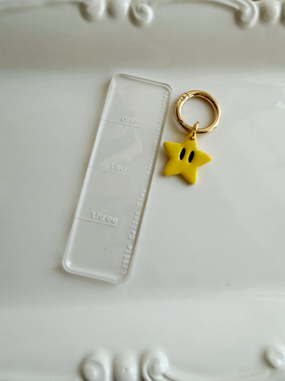 Mushroom and Star Pet Tag