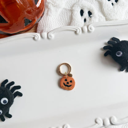 Jack-o-Lantern Pet Tag