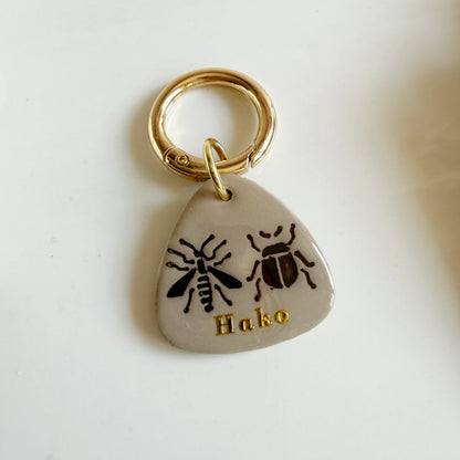 Stamped Bug Pet Tag