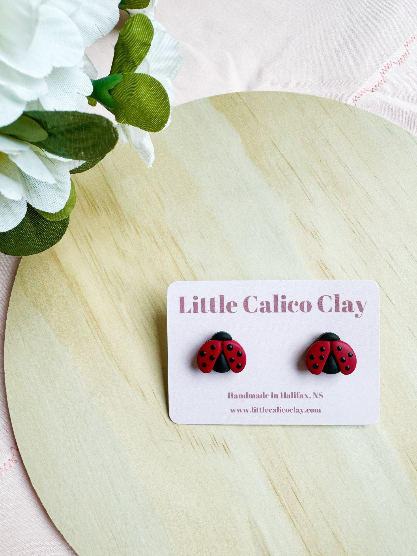 Ladybug Studs