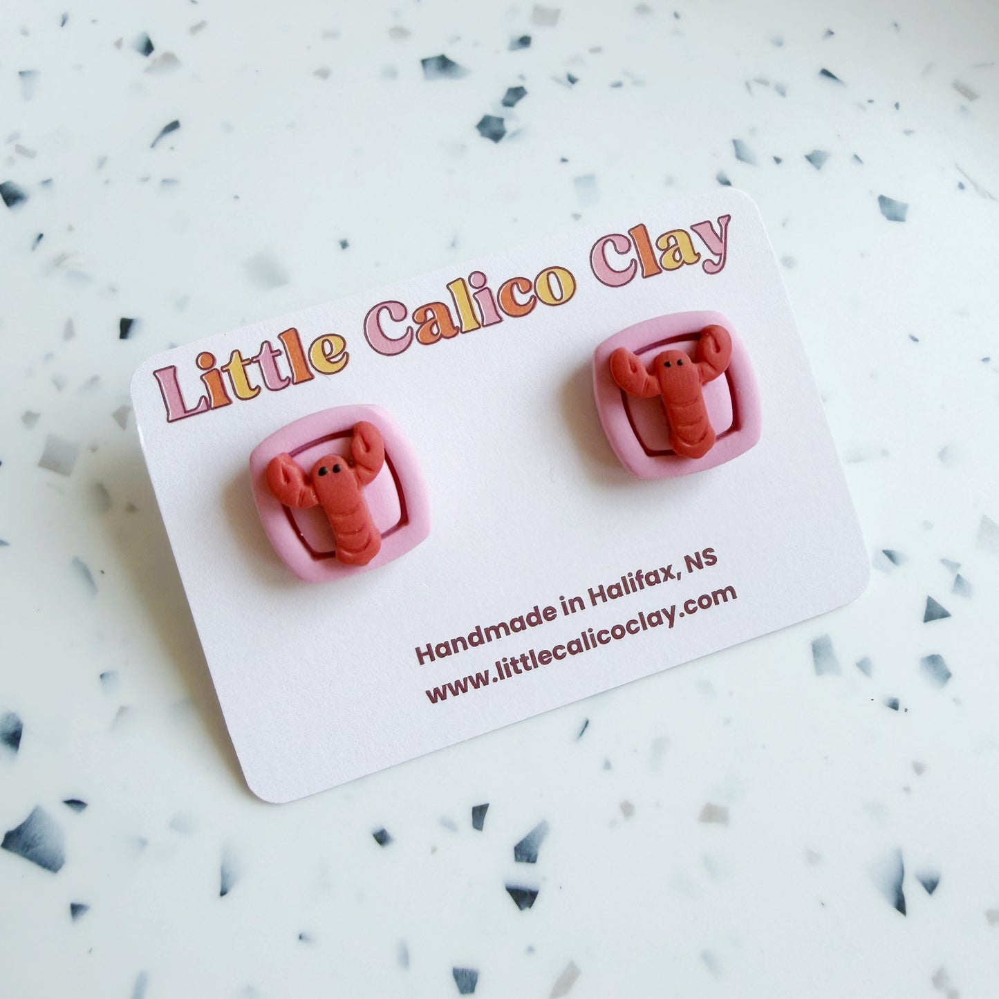 Lobster Bordered Studs