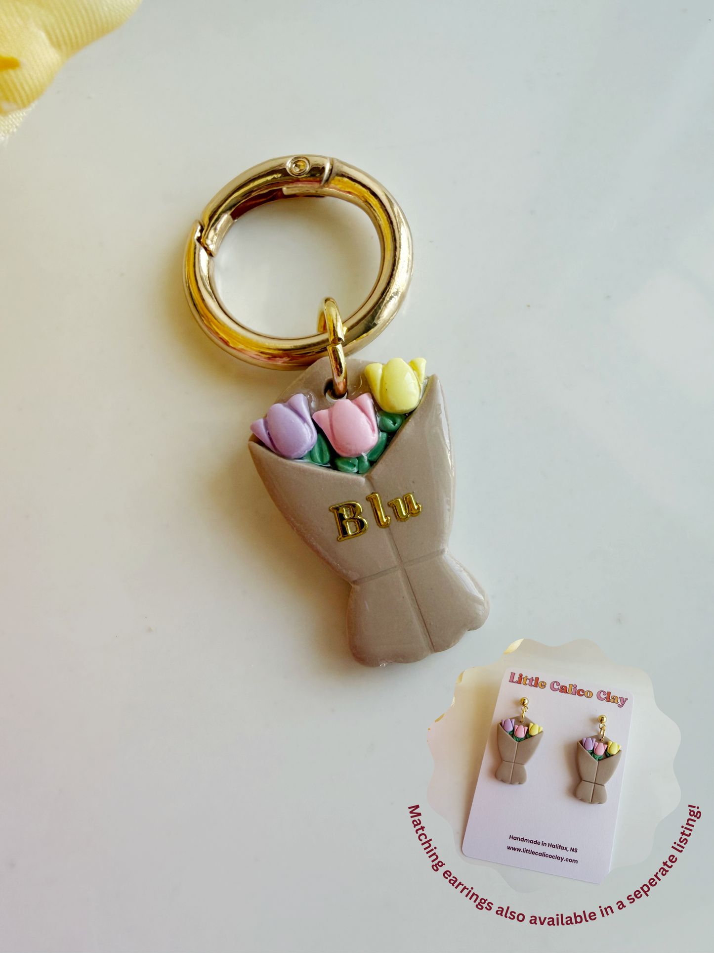 Tulip Bouquet Pet Tag