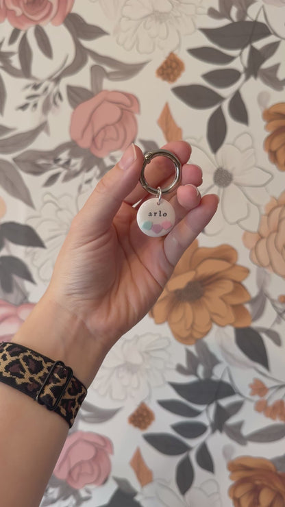 Triple Seashell Pet Tag