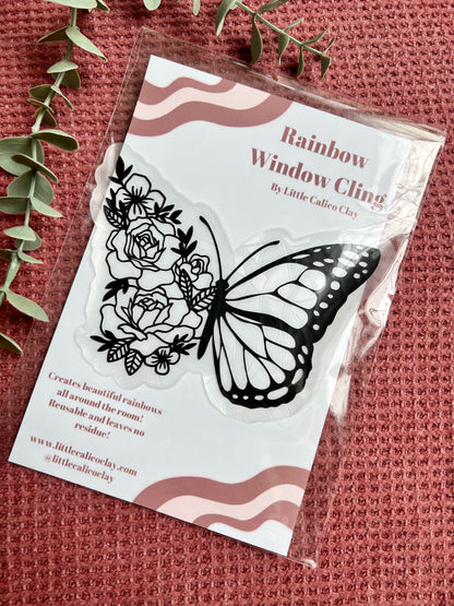 Floral Butterfly Suncatcher